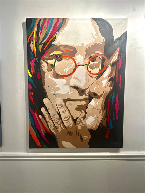 Oksana Tanasiv - John Lennon& Yoko Ono Celebrities Portraits Pop Art ...