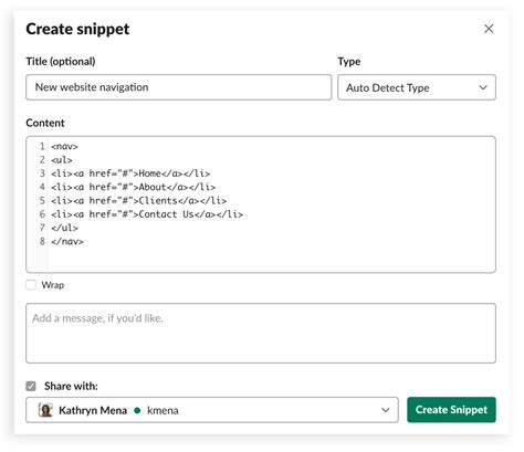 Slack Code 的图像结果