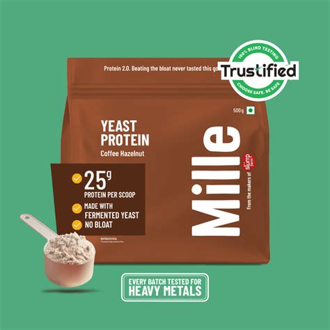 Mille Plant Protein | 25g/Scoop | Coffee Hazelnut | Fermented Yeast Pr