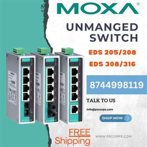 Moxa: Unmanaged Switches for Industrial Applications | PS Corporation posted on the topic | LinkedIn