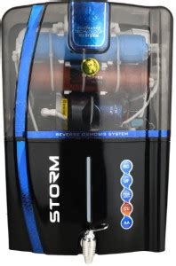 AQUA STORM COPPER & B12 ALKALINE FILTER 12 L RO + UF + TDS + ALK Water ...