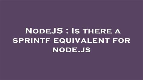 Image result for JavaScript Sprintf Equivalent