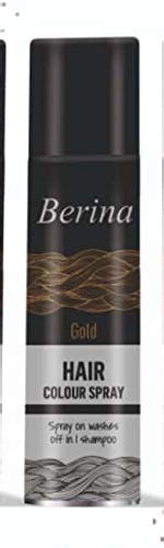 Buy Berina Cosmetics Hair Colour Spray (Gold, 150 ml) Online at Low ...