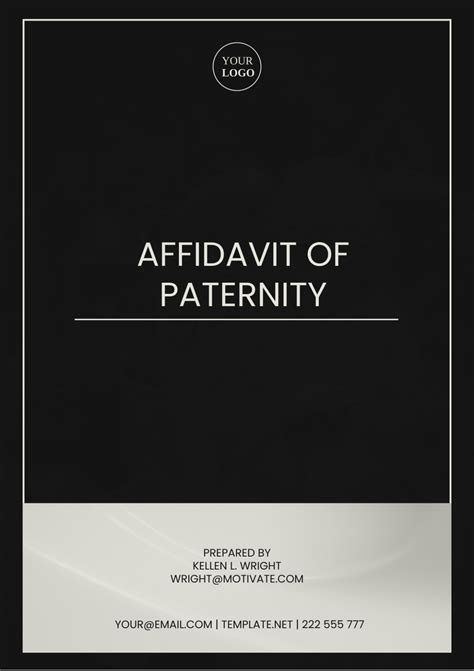 Free Pennsylvania Affidavit Of Paternity Template to Edit Online