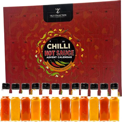 24 days Chilli Advent calendar 2025 - Hot Sauce Advent Calendar in Mini ...