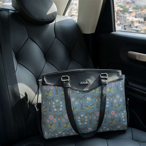 Jaipur Fresco Blue Women's Work Bag Black