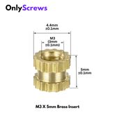 Brass Inserts – OnlyScrews