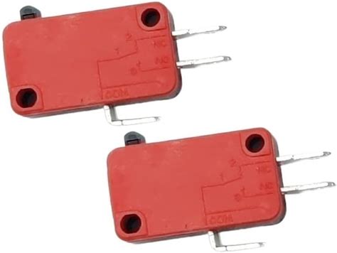 ERH India 2 Pcs 16A Limit Switch 220v AC 3 Pin Momentary Lever Arm ...