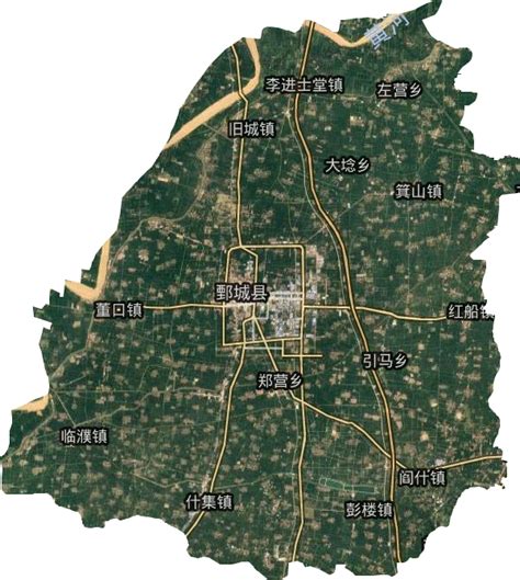 菏泽市高清卫星地图,菏泽市高清谷歌卫星地图