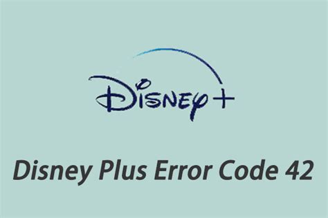 Image result for How to Fix Disney Plus Error Code 42