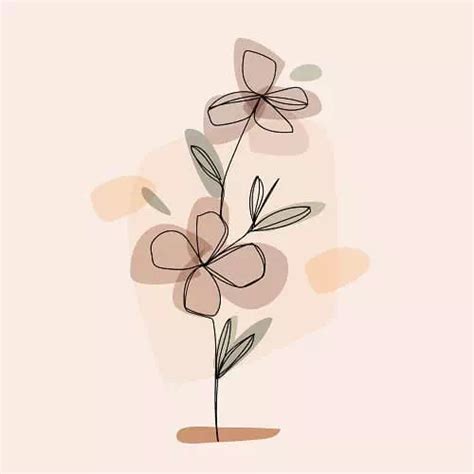 Image result for Minimalist String Drawing Flower