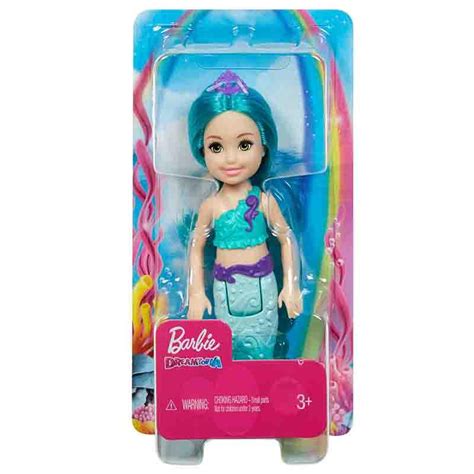 Buy Barbie Chelsea Mermaid 4, Blue Hair Doll Online at Best Price in ...