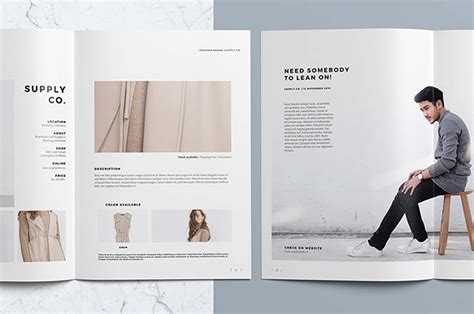 Free Lookbook Template (Indesign)