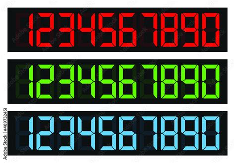 Image result for Red LED Numbers