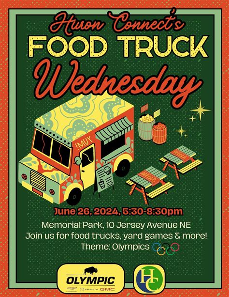June Food Truck Wednesday ??, Memorial Park, Huron, 26 June 2024 ...