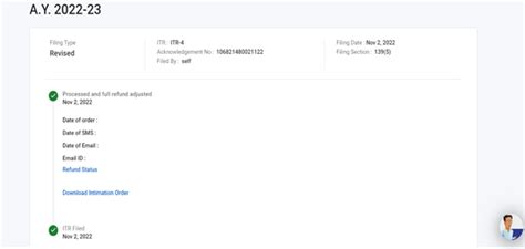 Refund Status User Manual | Income Tax Department