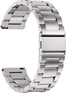 ACM Watch Strap Metal for Fastrack Reflex Play Plus Smartwatch Belt ...