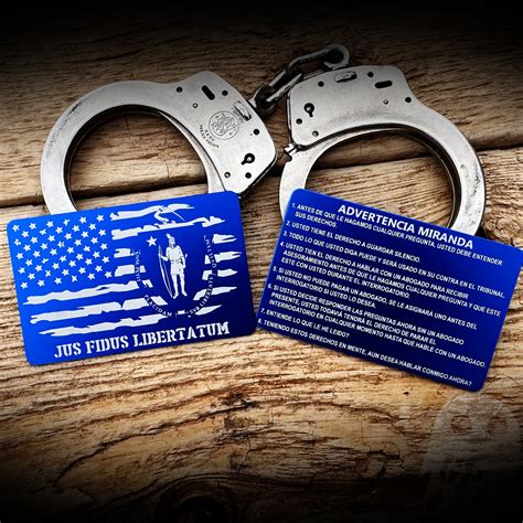 MASS SPANISH - Massachusetts Aluminum Spanish Miranda Card – GHOST PATCH