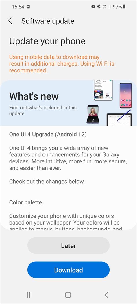 Samsung S21 Software Update 的图像结果