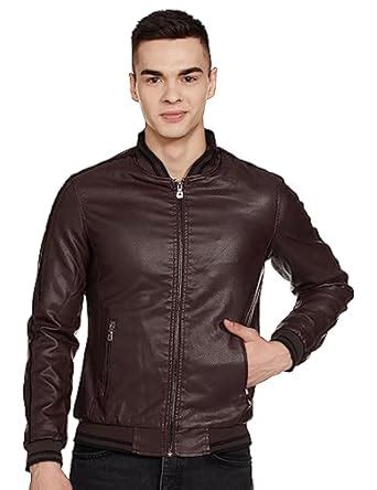 Buy The Indian Garage Co Polyurethane (Pu) Men's Slim Fit Standard ...