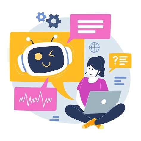 Chat bot illustration Images - Free Download on Freepik