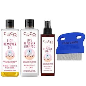 Buy Coco Crush 100% Natural Lice Treatment Kit | Ayurvedic Lice Oil ...