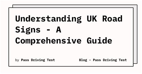 Image result for UK Road Signs Explained