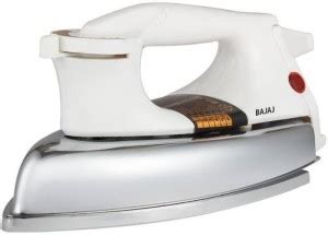 BAJAJ 1.5KG Heavy Weight(White) Best in Quality 1000 W Dry Iron Price ...