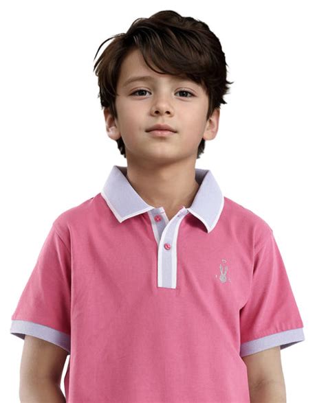 Buy Larn - Flouroscent Pink Cotton Hd Print Polo| Rare Ones