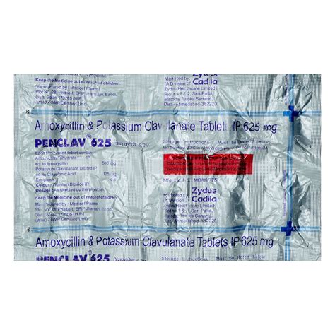 Penclav 625 Tablet | Uses, Side Effects, Price | Apollo Pharmacy