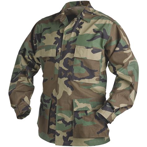 HELIKON GENUINE BDU ARMY COMBAT SHIRT MENS UNIFORM JACKET AIRSOFT ...