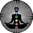 wallpics® Yoga Position with The Symbols of Seven Chakras Waterproof ...