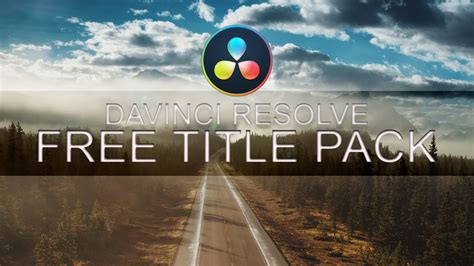 Davinci Resolve Free Templates
