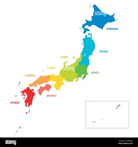 Japan Physical And Political Map