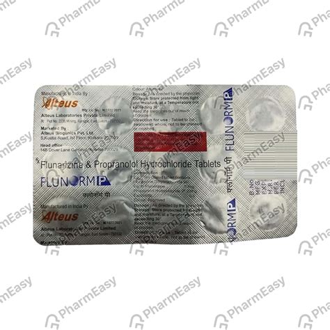 Flunorm P Strip Of 15 Tablets: Uses, Side Effects, Price & Dosage ...
