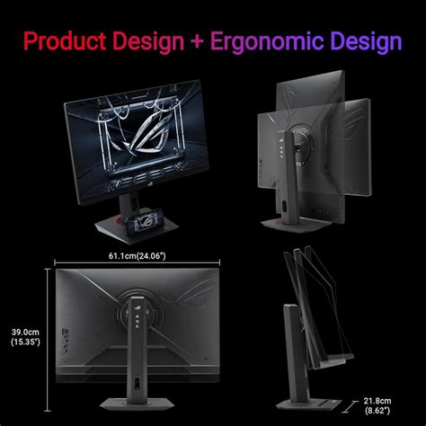 ASUS ROG Strix XG27WCMS 27" Curved QHD 2K HDR 280Hz 1ms AI-Powered AMD ...