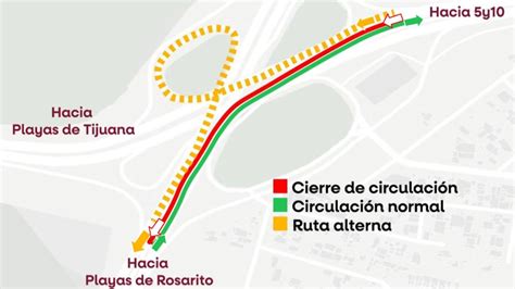 Cierre del Nodo Morelos en Tijuana: rutas alternas y horarios para este ...