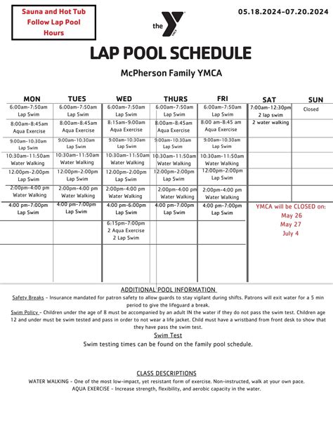 Aquatics – McPherson, Kansas YMCA | McPherson Recreation Commission