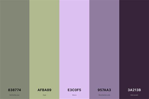 25 best mauve color palettes with names and hex codes – Artofit