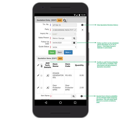 eBizWiz CRM Mobile WebApp