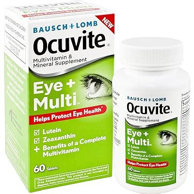 Bausch & Lomb Bausch Lomb Ocuvite Eye and Multi Supplement, 60 India | Ubuy
