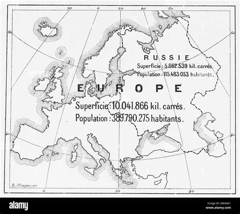 Europe map 1900 hi-res stock photography and images - Alamy