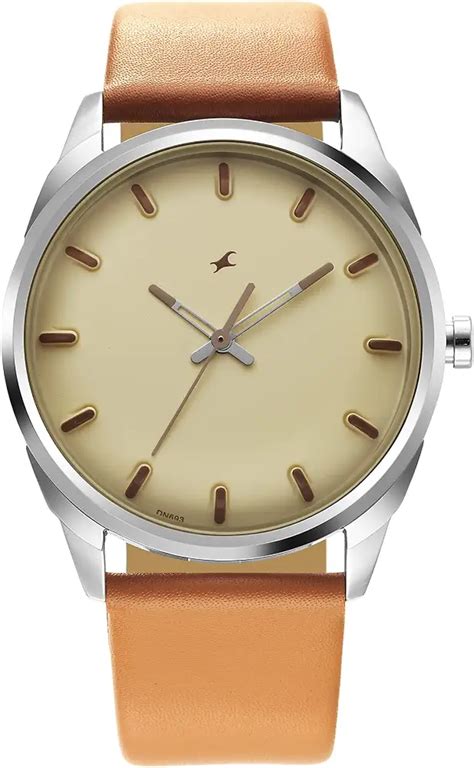 Fastrack Cream Dial Analog Watch for Men -3273SL02 - Price History