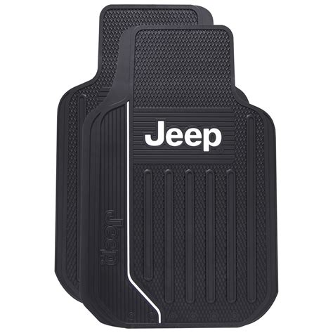 Plasticolor Jeep Elite Series Universal Automotive Floor Mat Set, Vinyl ...
