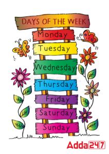 7 Days Name: Check Week Days Name in English