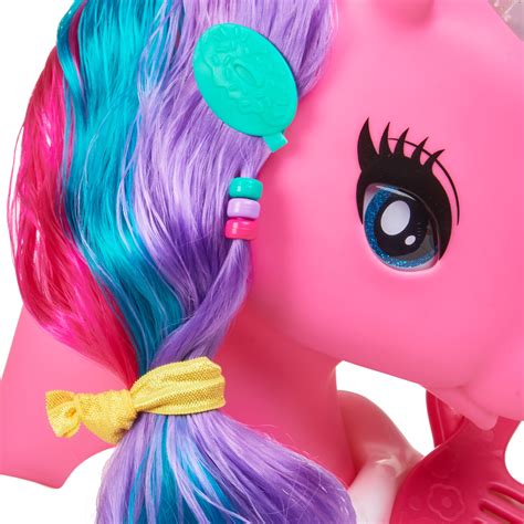 Buy Kid Connection Unicorn Styling Head Toy Play Set, Blue Eyes, Multi ...