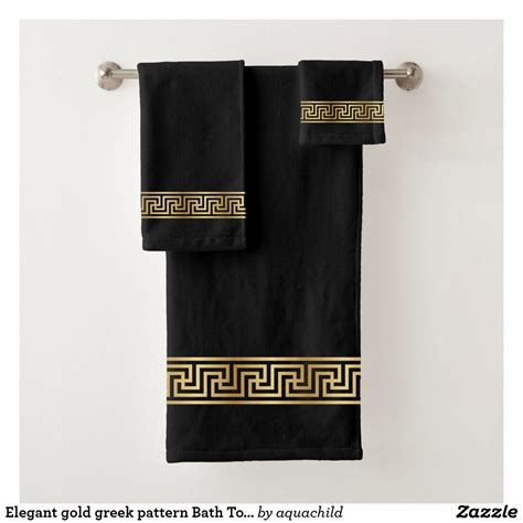 Black And Gold Bath Towel Sets at Dylan Inge blog