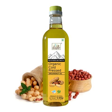 Organic Cold Pressed Groundnut Oil 1 Ltr - Organic Peanut Oil ...