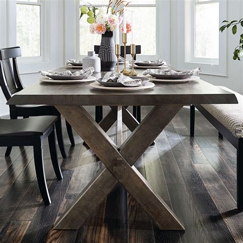 Bassett BenchMade 4021-9042XLE Customizable Solid Wood Dining Table ...