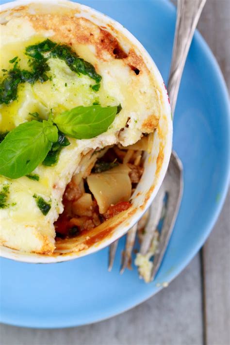 Microwave Lasagna Recipe in a Mug   Gemma's Bigger Bolder  